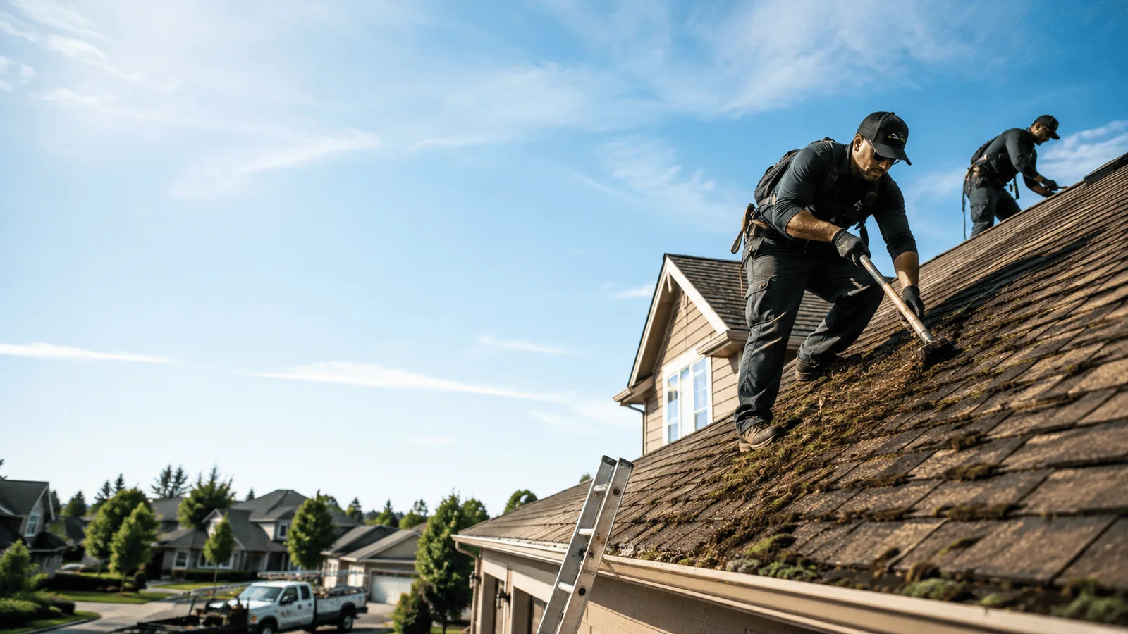 Roof Moss Removal in Three Lakes, WI near me